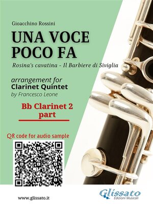 cover image of Bb Clarinet 2 part of "Una voce poco fa" for Clarinet Quintet
